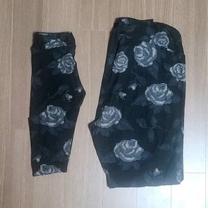 Lularoe digital roses TC & S/M set